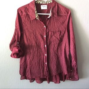 Anthropologie Holding Horses Long Sleeve Button Up